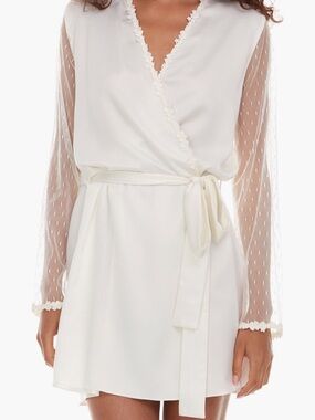 Flora Nikrooz Sheer Wedding Day Robe